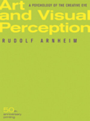 cover image of Art and Visual Perception